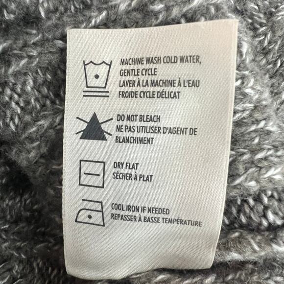 Denver Hayes Wool Blend Cable Knit Gray Pullover Women's Sweater Size Small - Picture 8 of 10